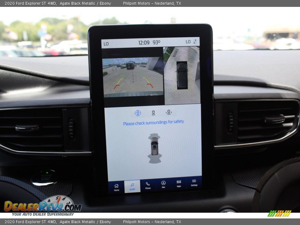 2020 Ford Explorer ST 4WD Agate Black Metallic / Ebony Photo #19