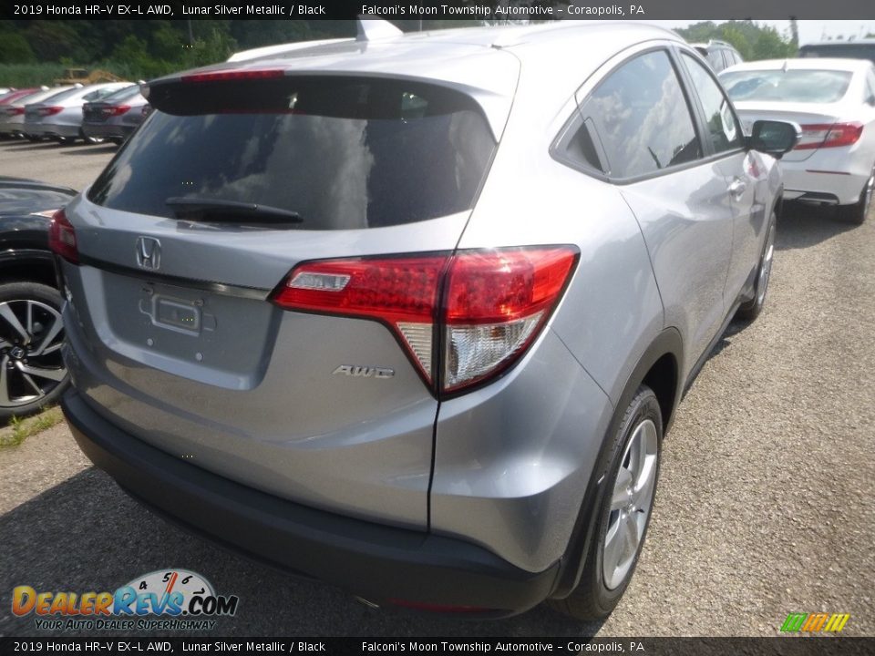 2019 Honda HR-V EX-L AWD Lunar Silver Metallic / Black Photo #4