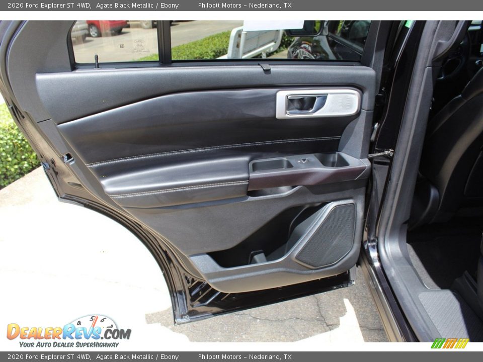 2020 Ford Explorer ST 4WD Agate Black Metallic / Ebony Photo #20