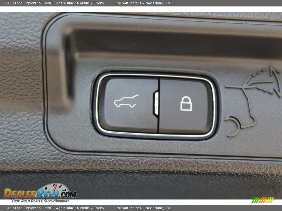 2020 Ford Explorer ST 4WD Agate Black Metallic / Ebony Photo #25