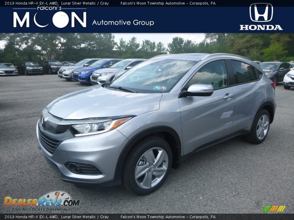 2019 Honda HR-V EX-L AWD Lunar Silver Metallic / Gray Photo #1