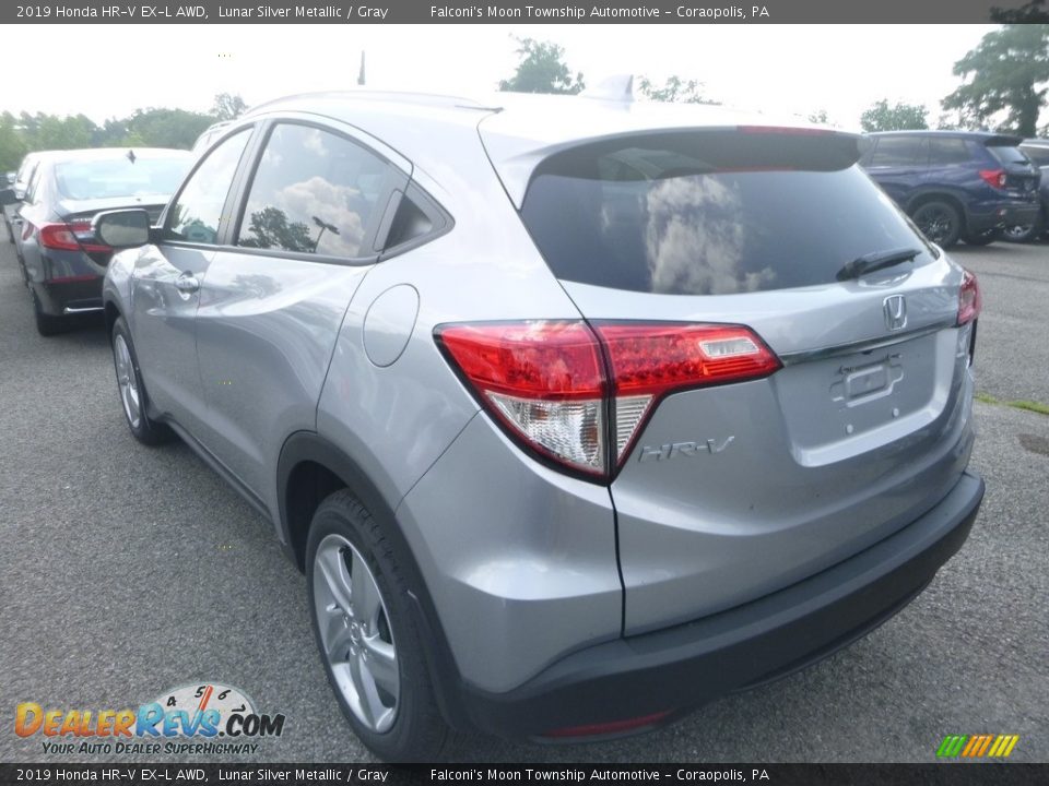 2019 Honda HR-V EX-L AWD Lunar Silver Metallic / Gray Photo #2