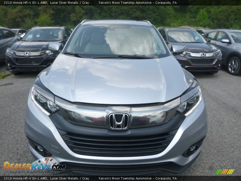 2019 Honda HR-V EX-L AWD Lunar Silver Metallic / Gray Photo #6