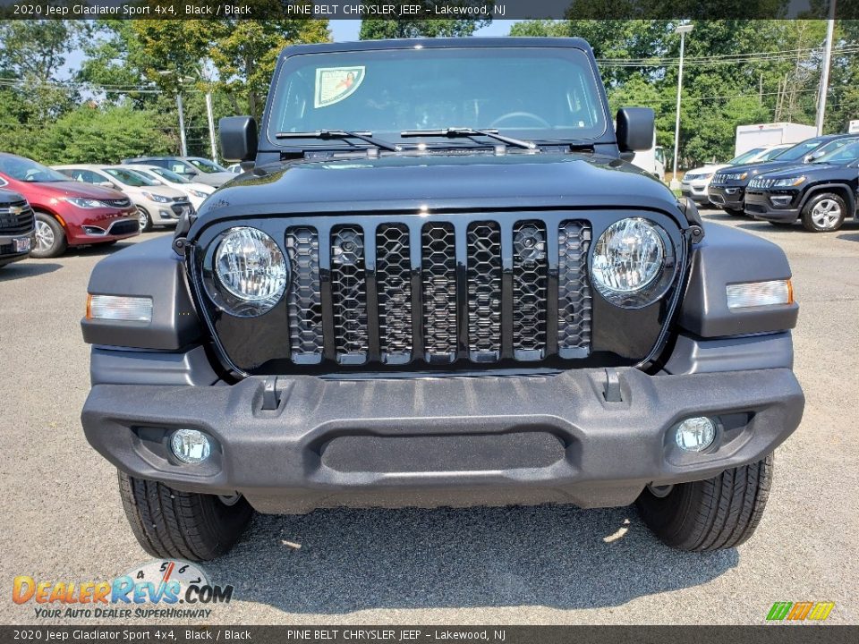 2020 Jeep Gladiator Sport 4x4 Black / Black Photo #2