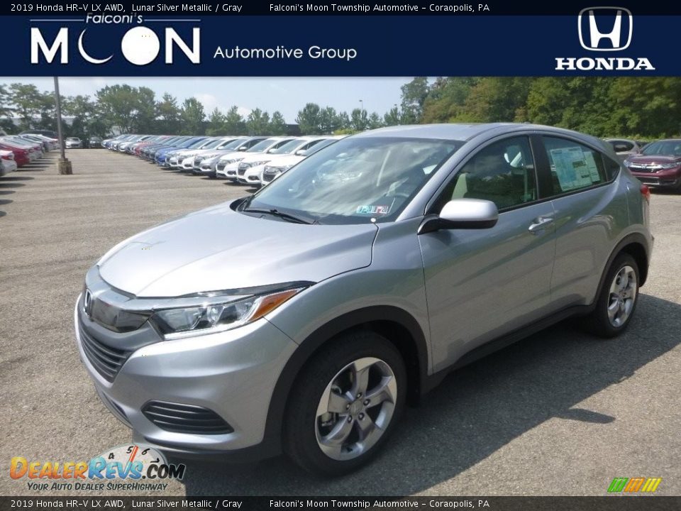 2019 Honda HR-V LX AWD Lunar Silver Metallic / Gray Photo #1