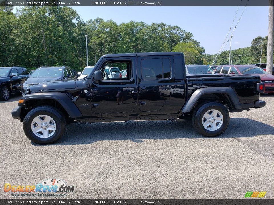 2020 Jeep Gladiator Sport 4x4 Black / Black Photo #3