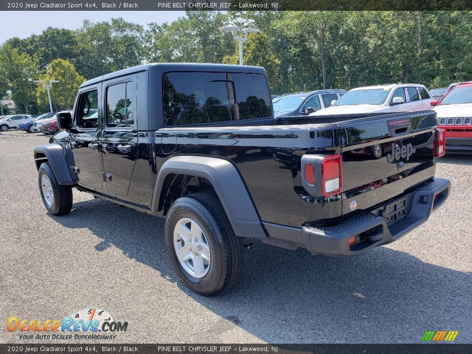 2020 Jeep Gladiator Sport 4x4 Black / Black Photo #4