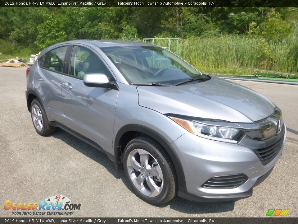 2019 Honda HR-V LX AWD Lunar Silver Metallic / Gray Photo #6