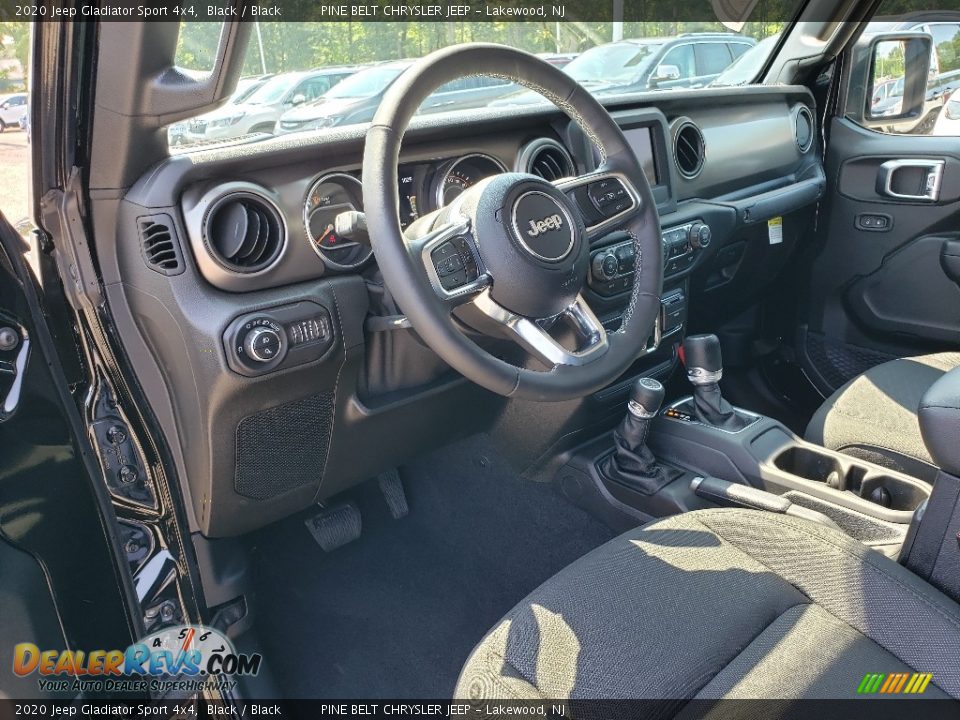 2020 Jeep Gladiator Sport 4x4 Black / Black Photo #7