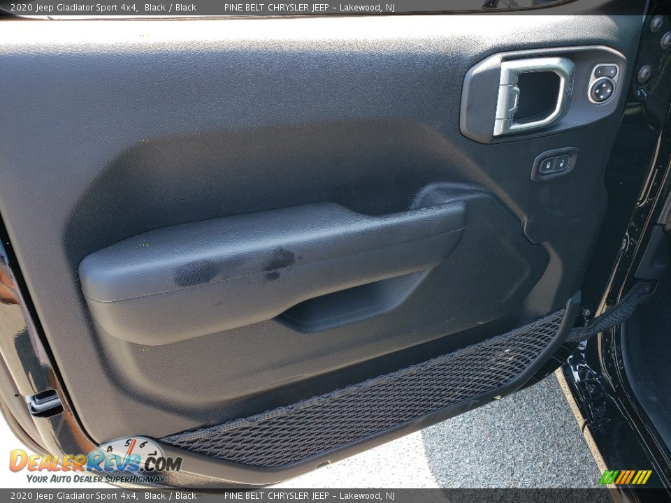 2020 Jeep Gladiator Sport 4x4 Black / Black Photo #8