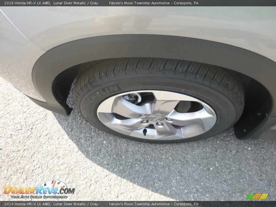 2019 Honda HR-V LX AWD Lunar Silver Metallic / Gray Photo #8