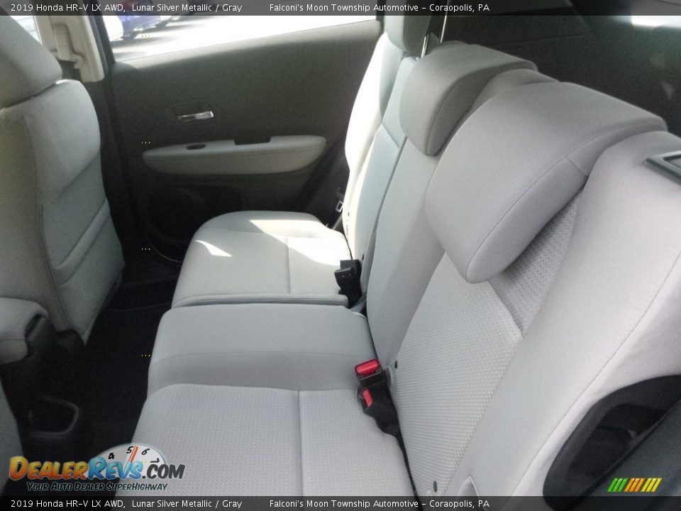 2019 Honda HR-V LX AWD Lunar Silver Metallic / Gray Photo #10