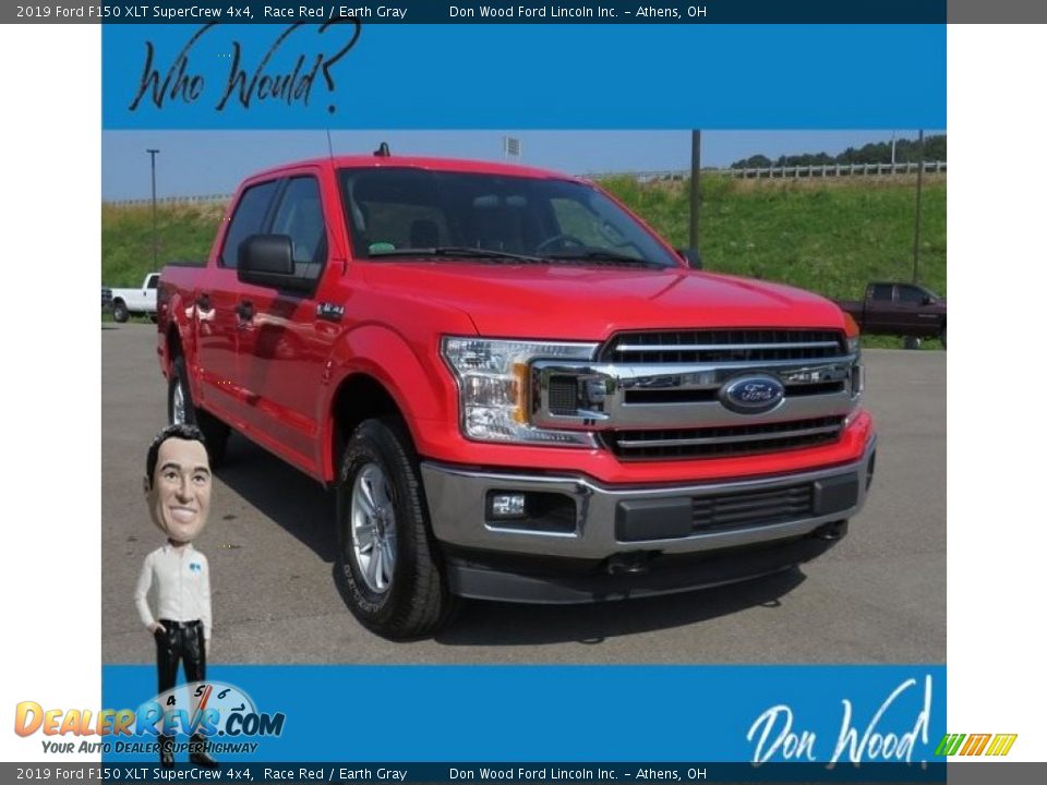 2019 Ford F150 XLT SuperCrew 4x4 Race Red / Earth Gray Photo #1