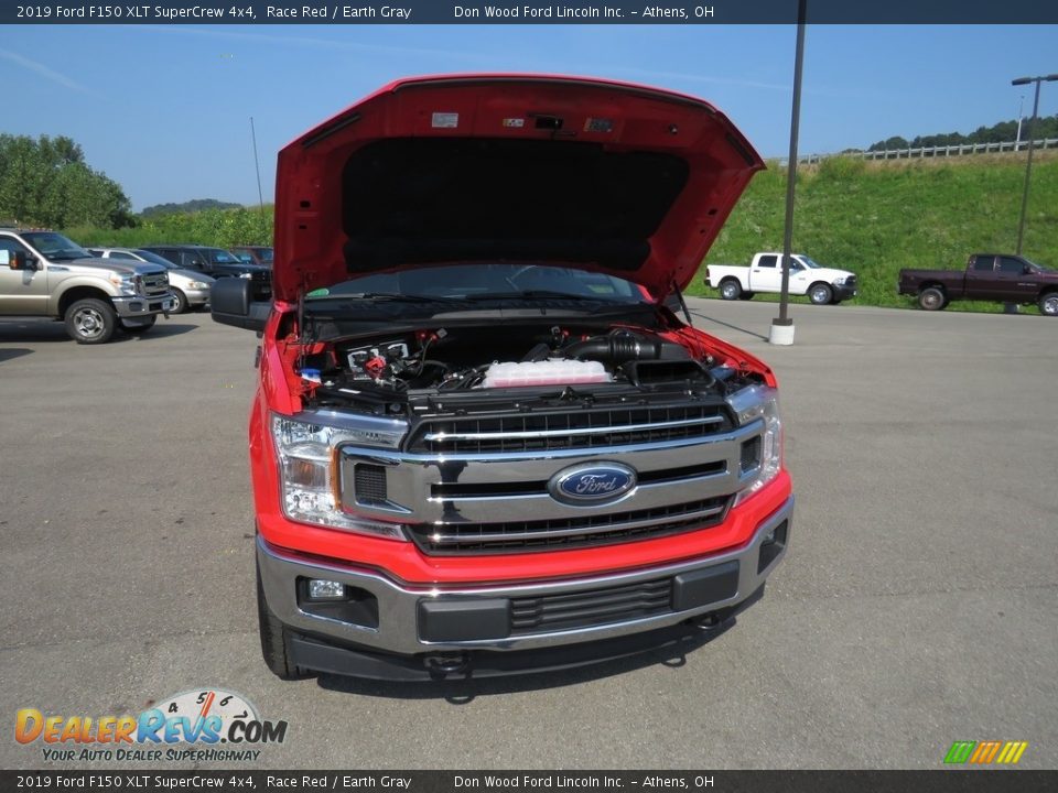 2019 Ford F150 XLT SuperCrew 4x4 Race Red / Earth Gray Photo #5