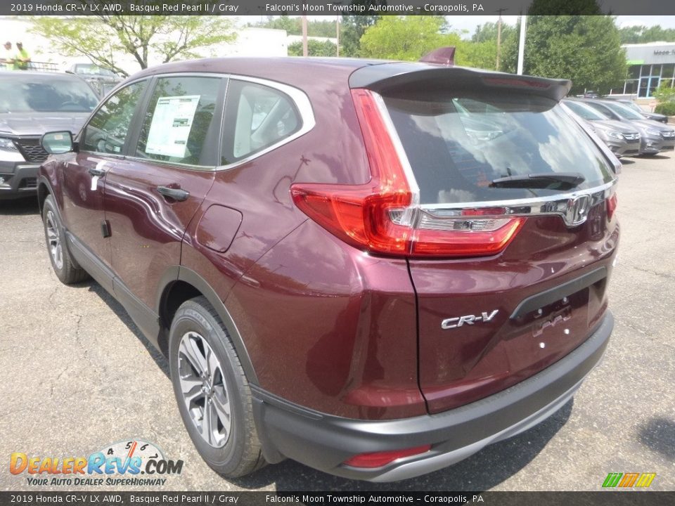 2019 Honda CR-V LX AWD Basque Red Pearl II / Gray Photo #3