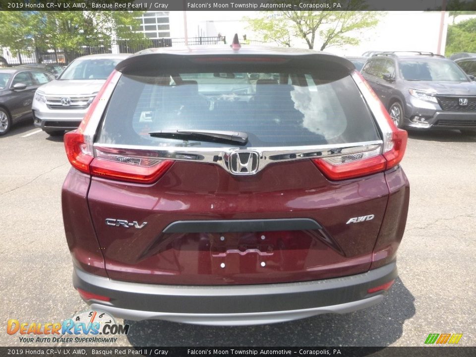 2019 Honda CR-V LX AWD Basque Red Pearl II / Gray Photo #4
