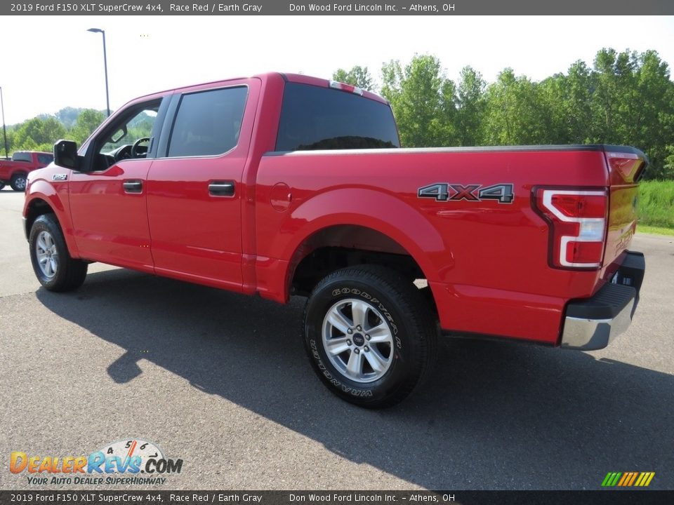 2019 Ford F150 XLT SuperCrew 4x4 Race Red / Earth Gray Photo #9