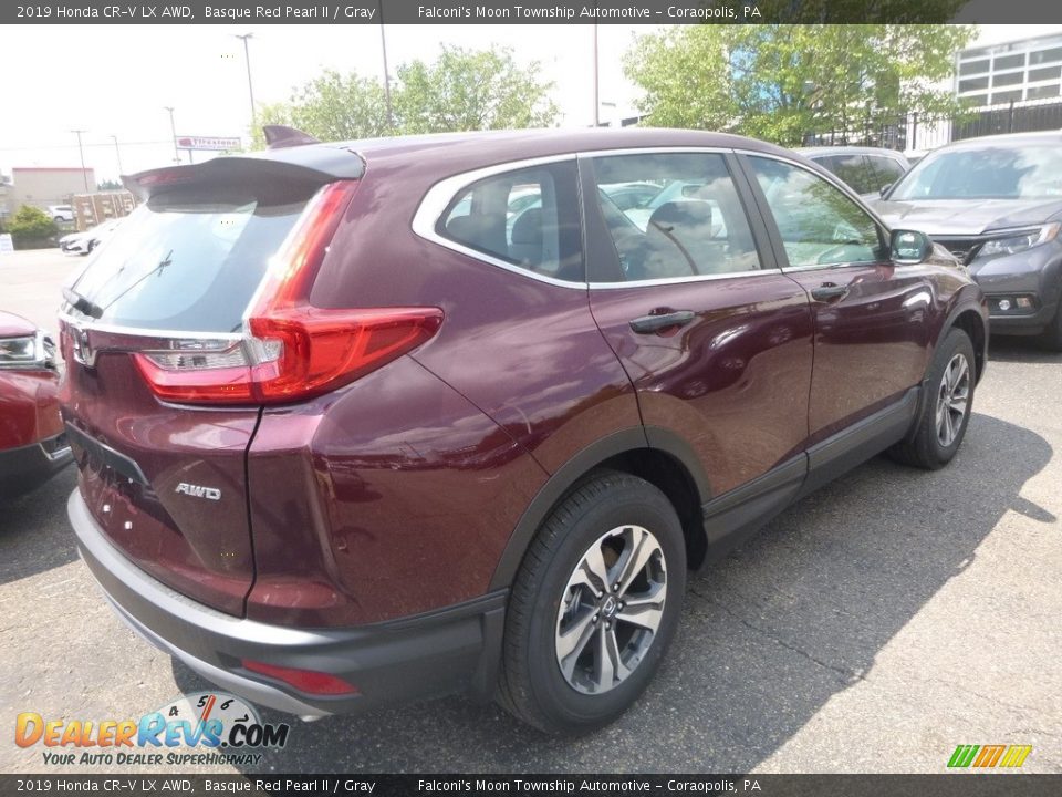 2019 Honda CR-V LX AWD Basque Red Pearl II / Gray Photo #5