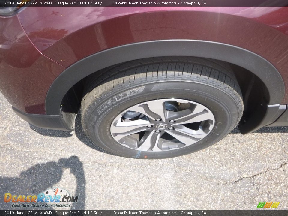 2019 Honda CR-V LX AWD Basque Red Pearl II / Gray Photo #8