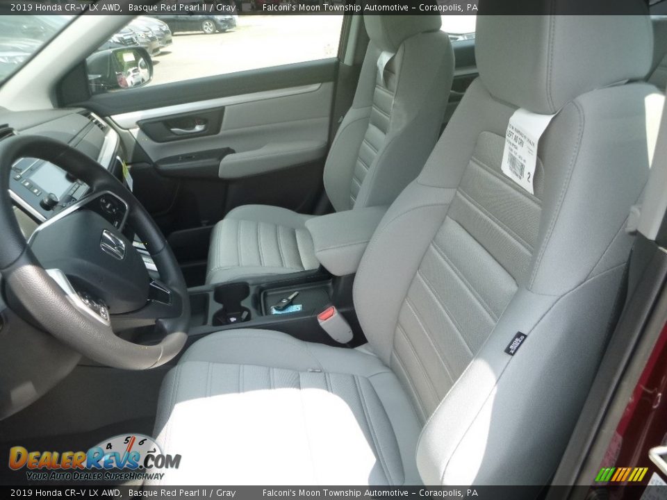 2019 Honda CR-V LX AWD Basque Red Pearl II / Gray Photo #9