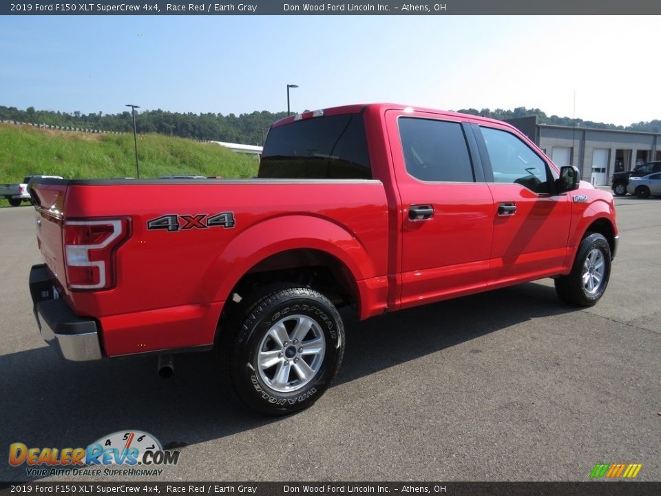 2019 Ford F150 XLT SuperCrew 4x4 Race Red / Earth Gray Photo #13