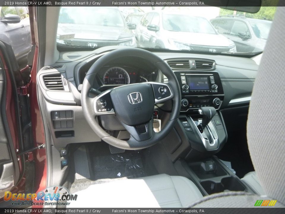 2019 Honda CR-V LX AWD Basque Red Pearl II / Gray Photo #11