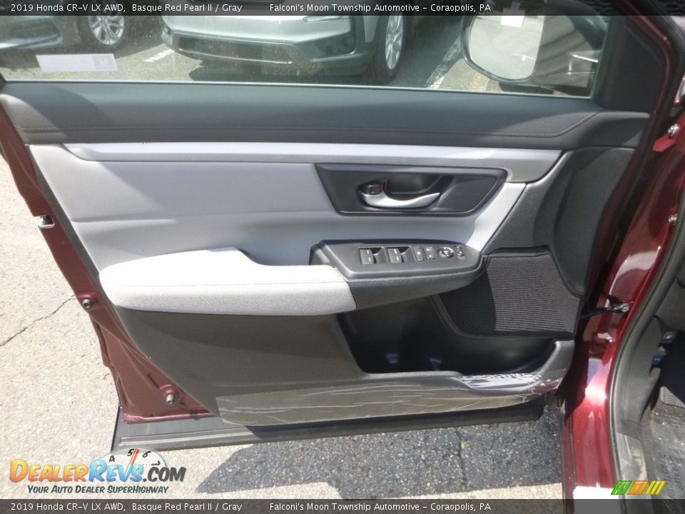 2019 Honda CR-V LX AWD Basque Red Pearl II / Gray Photo #12