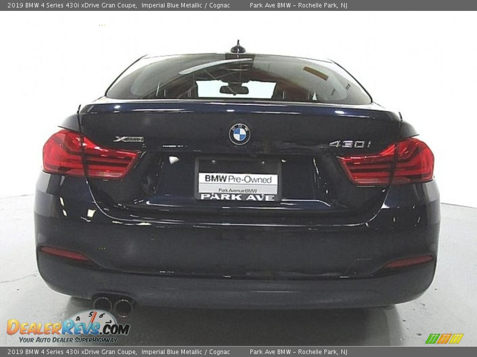 2019 BMW 4 Series 430i xDrive Gran Coupe Imperial Blue Metallic / Cognac Photo #2