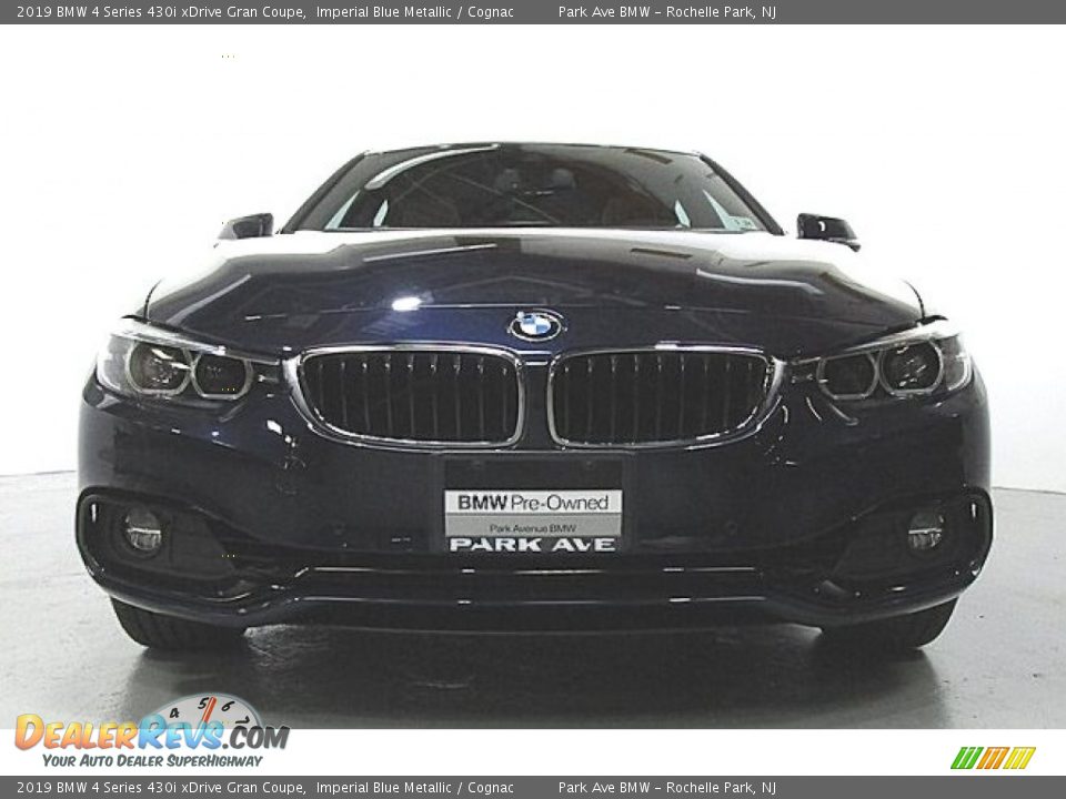 2019 BMW 4 Series 430i xDrive Gran Coupe Imperial Blue Metallic / Cognac Photo #4