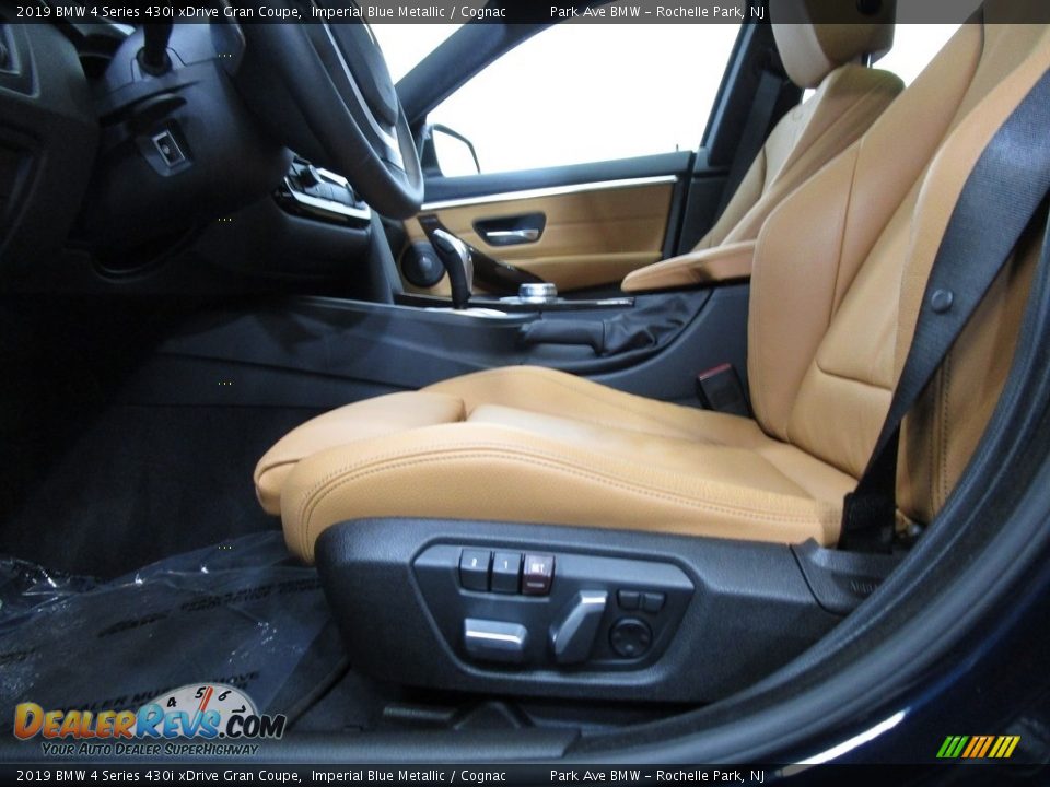 2019 BMW 4 Series 430i xDrive Gran Coupe Imperial Blue Metallic / Cognac Photo #7