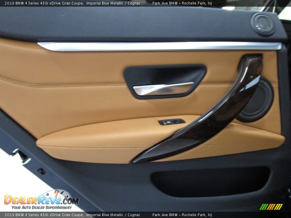 2019 BMW 4 Series 430i xDrive Gran Coupe Imperial Blue Metallic / Cognac Photo #8