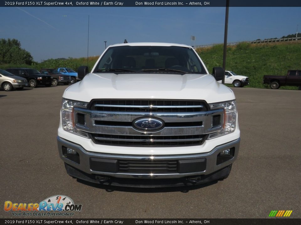 2019 Ford F150 XLT SuperCrew 4x4 Oxford White / Earth Gray Photo #4