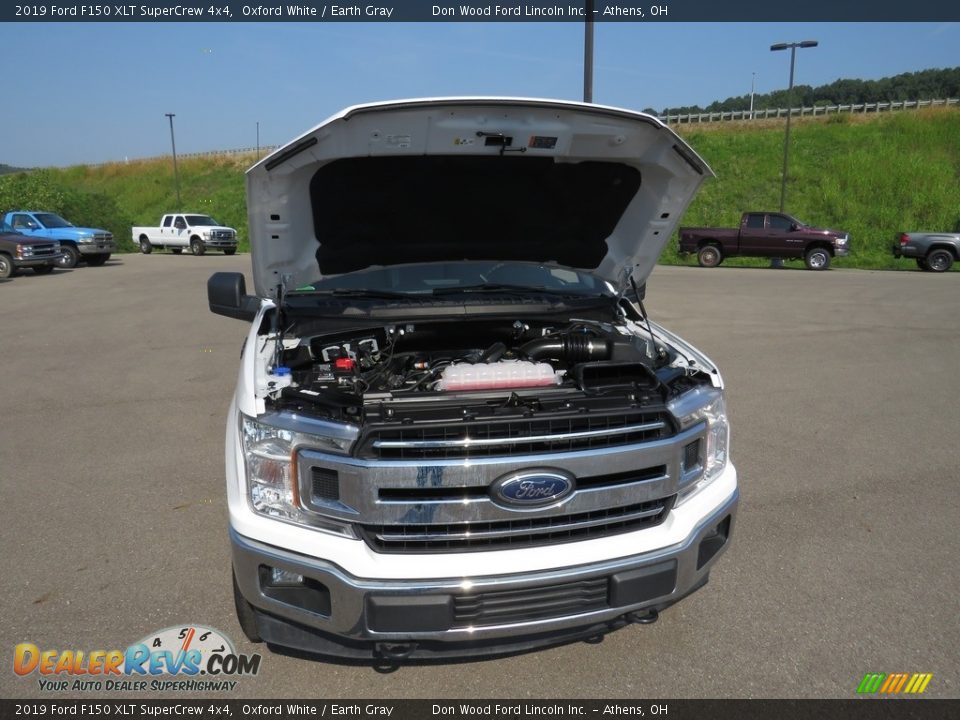 2019 Ford F150 XLT SuperCrew 4x4 Oxford White / Earth Gray Photo #5