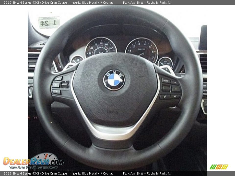 2019 BMW 4 Series 430i xDrive Gran Coupe Imperial Blue Metallic / Cognac Photo #21