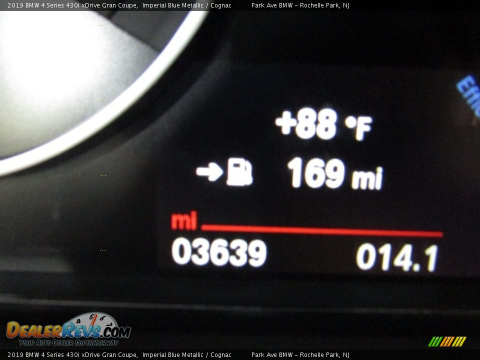 2019 BMW 4 Series 430i xDrive Gran Coupe Imperial Blue Metallic / Cognac Photo #22