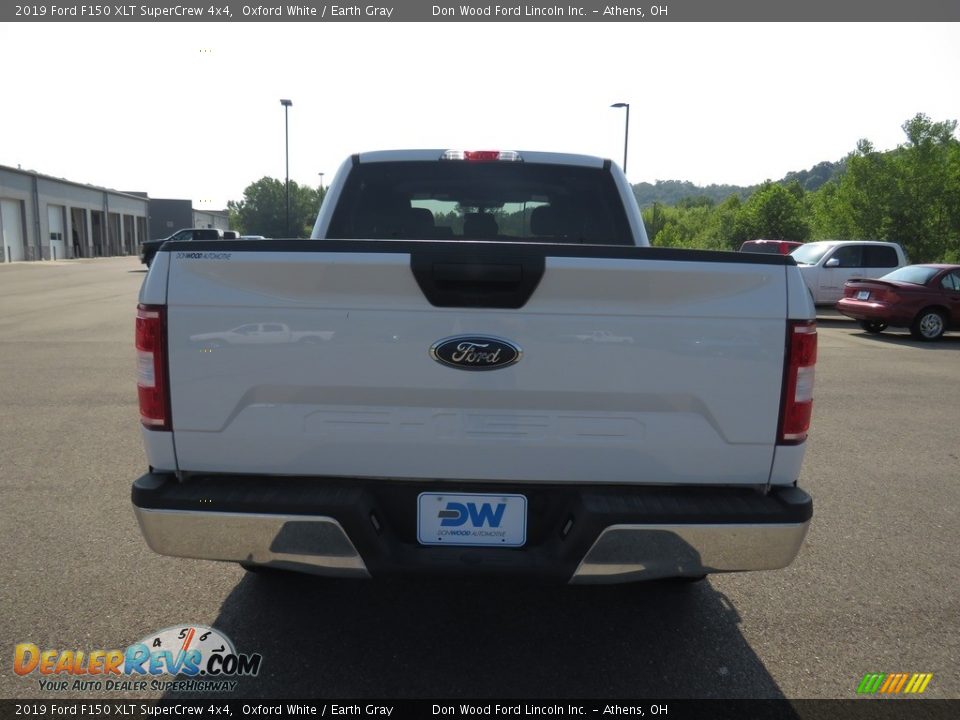 2019 Ford F150 XLT SuperCrew 4x4 Oxford White / Earth Gray Photo #11