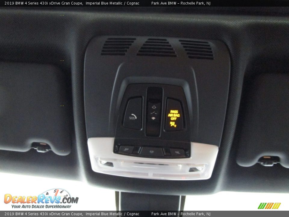 2019 BMW 4 Series 430i xDrive Gran Coupe Imperial Blue Metallic / Cognac Photo #25