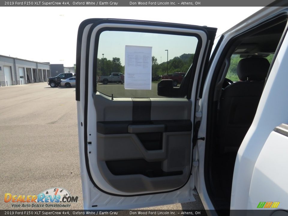 2019 Ford F150 XLT SuperCrew 4x4 Oxford White / Earth Gray Photo #19