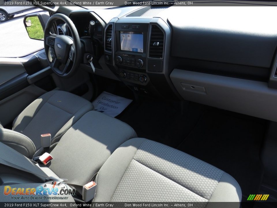 2019 Ford F150 XLT SuperCrew 4x4 Oxford White / Earth Gray Photo #25