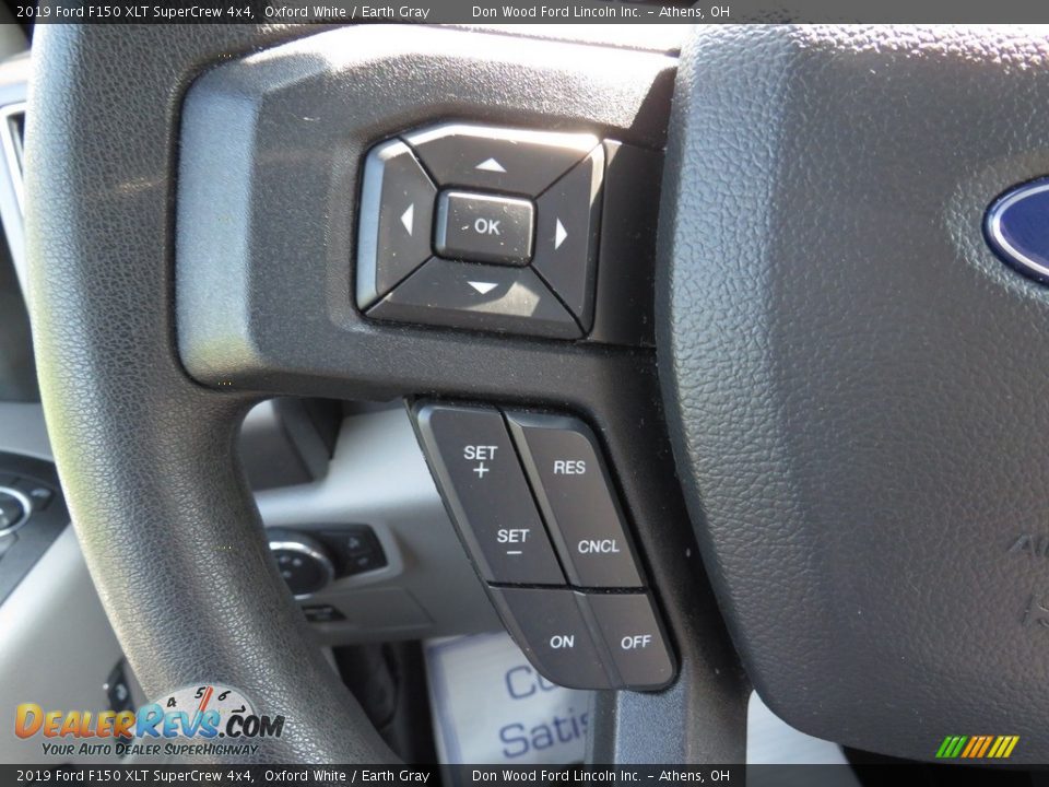 2019 Ford F150 XLT SuperCrew 4x4 Oxford White / Earth Gray Photo #30