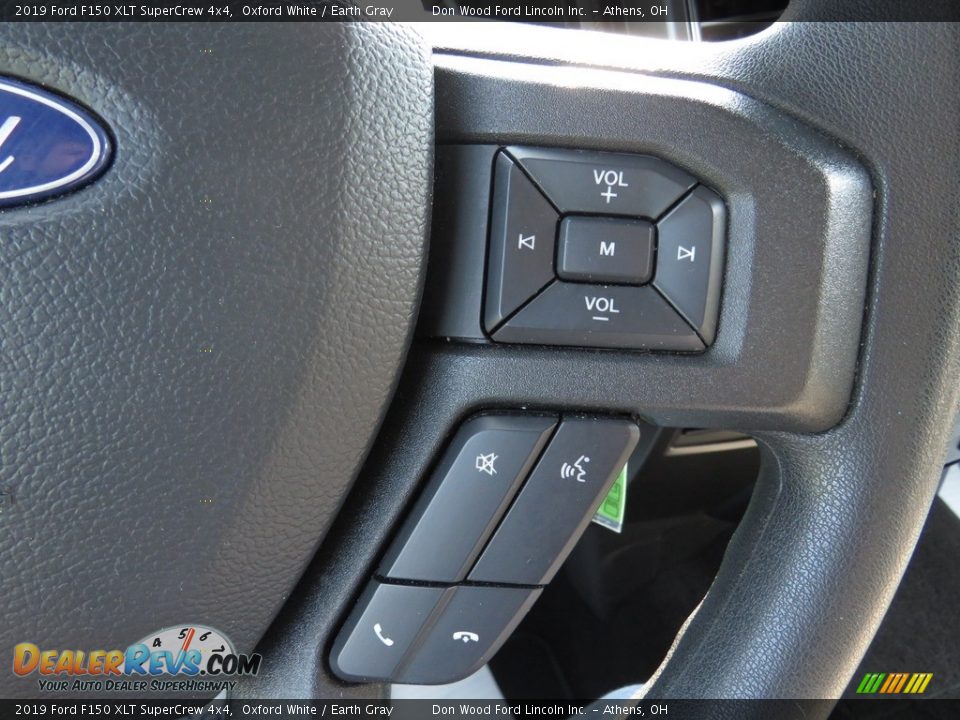 2019 Ford F150 XLT SuperCrew 4x4 Oxford White / Earth Gray Photo #31