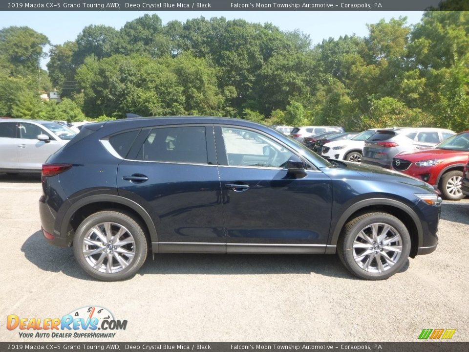 2019 Mazda CX-5 Grand Touring AWD Deep Crystal Blue Mica / Black Photo #1