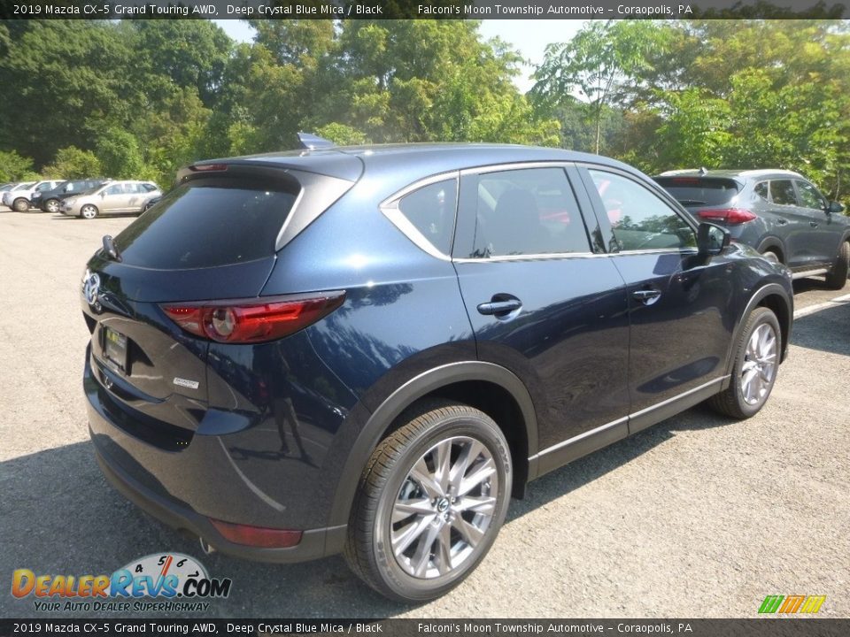 2019 Mazda CX-5 Grand Touring AWD Deep Crystal Blue Mica / Black Photo #2