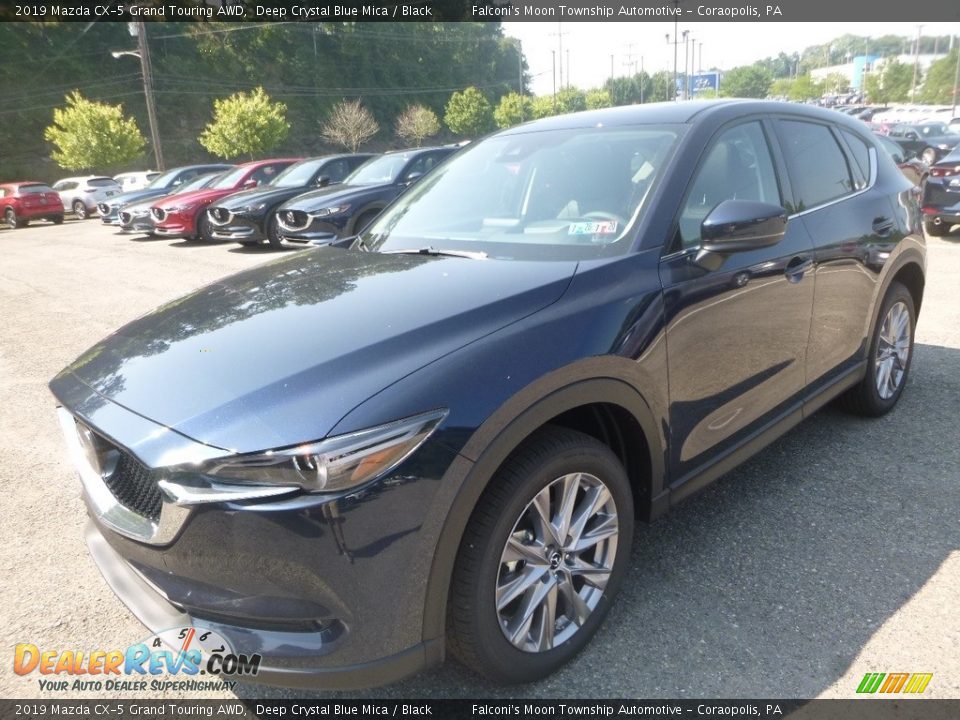 2019 Mazda CX-5 Grand Touring AWD Deep Crystal Blue Mica / Black Photo #5