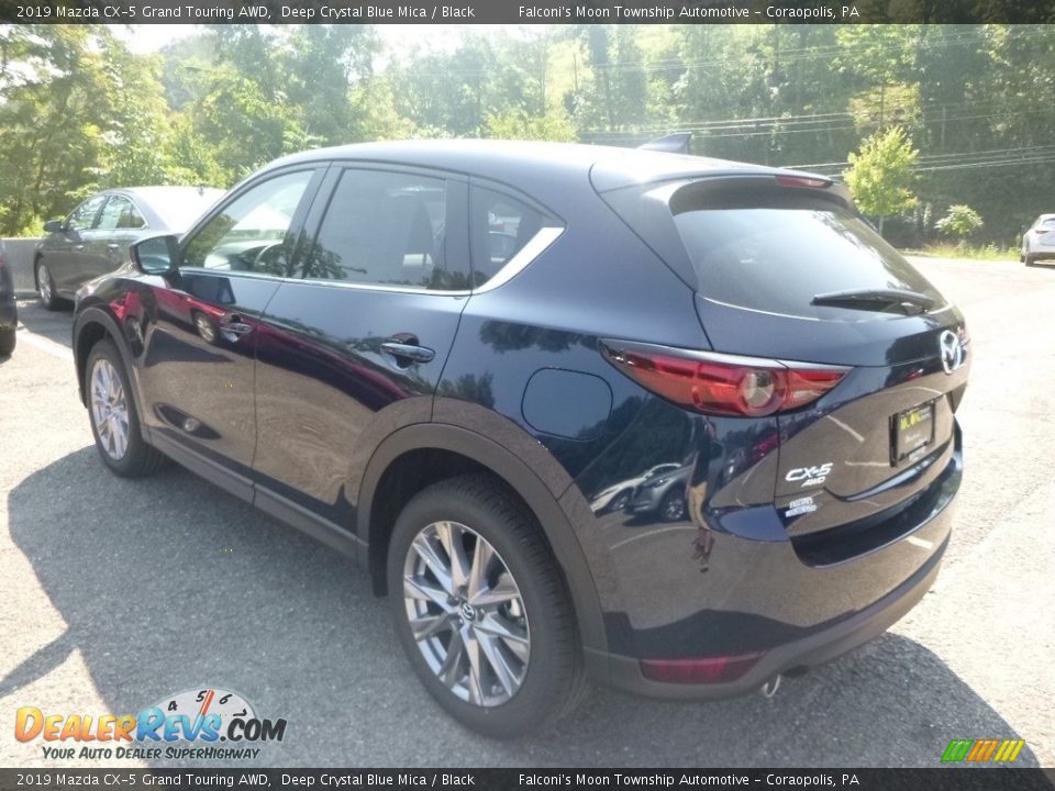 2019 Mazda CX-5 Grand Touring AWD Deep Crystal Blue Mica / Black Photo #6