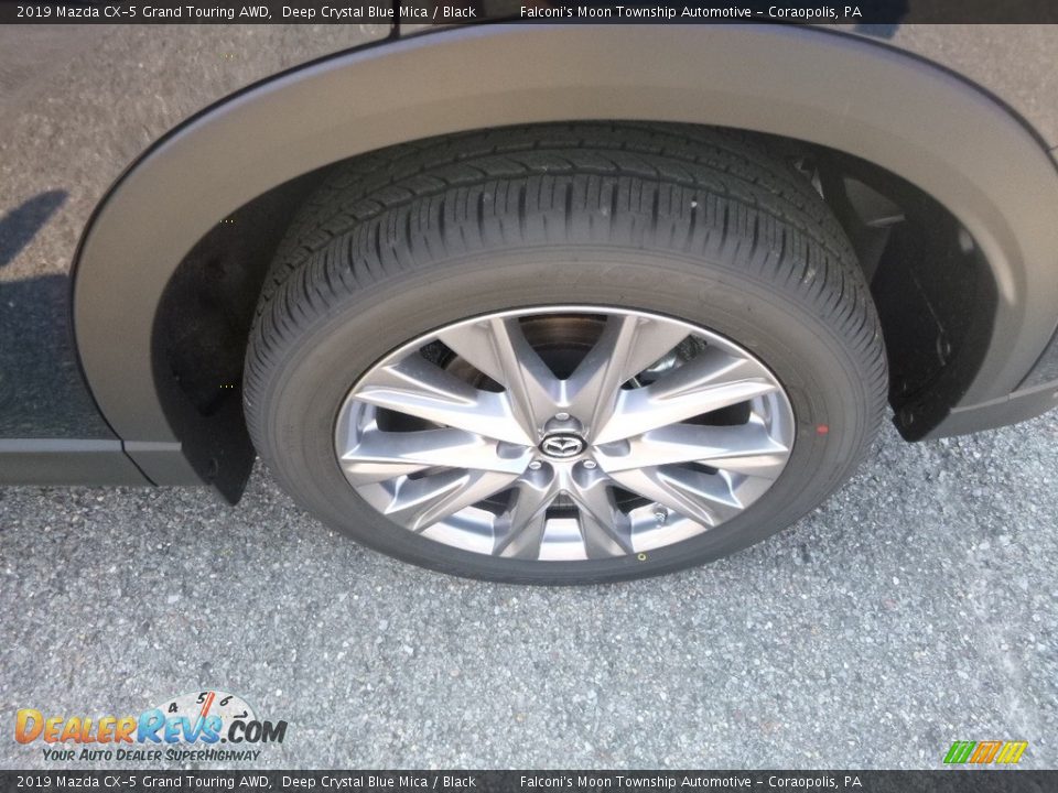 2019 Mazda CX-5 Grand Touring AWD Deep Crystal Blue Mica / Black Photo #7
