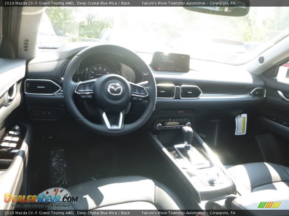 2019 Mazda CX-5 Grand Touring AWD Deep Crystal Blue Mica / Black Photo #9