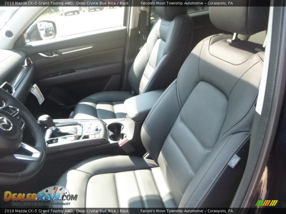 2019 Mazda CX-5 Grand Touring AWD Deep Crystal Blue Mica / Black Photo #10