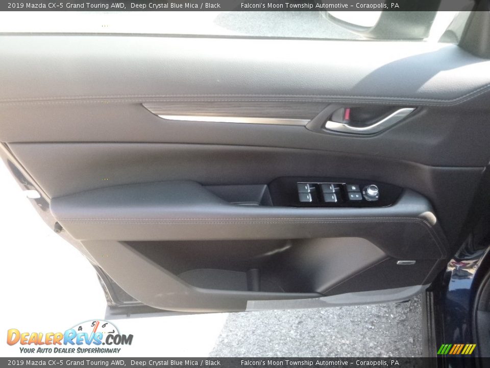 2019 Mazda CX-5 Grand Touring AWD Deep Crystal Blue Mica / Black Photo #11