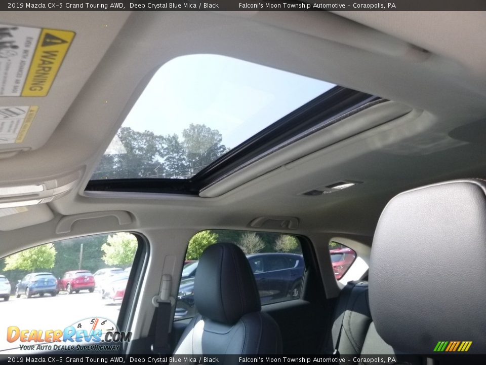 2019 Mazda CX-5 Grand Touring AWD Deep Crystal Blue Mica / Black Photo #13